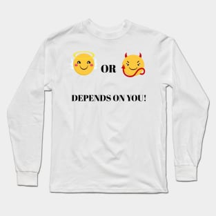 Angel or Devil Long Sleeve T-Shirt